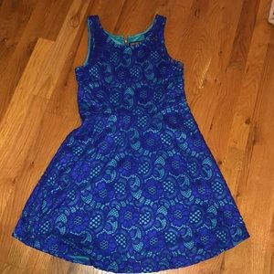 Two-toned Skater dress - girls 16